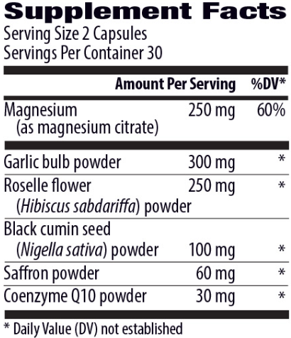 Supplement Facts about BP Zone 