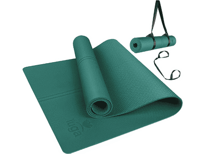 IUGA Eco-Friendly Yoga Mat (Yoga mats with Alignment lines)