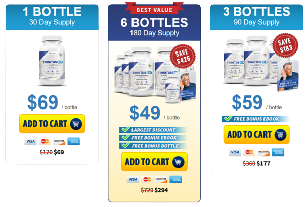 Select The Supply Package of Tinnitus 911 Supplement Bottles
